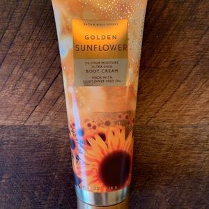 Bath and body golden sunflower cream